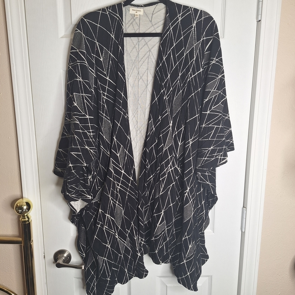 World Market Black and White Women's Top One Size